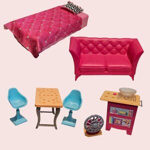 Barbie Dreamhouse Dollhouse Furniture Bundle (FFY84, 2015)